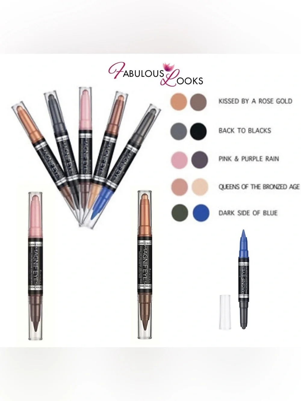 Rimmel London Magnif'Eyes Double Ended Shadow + Liner